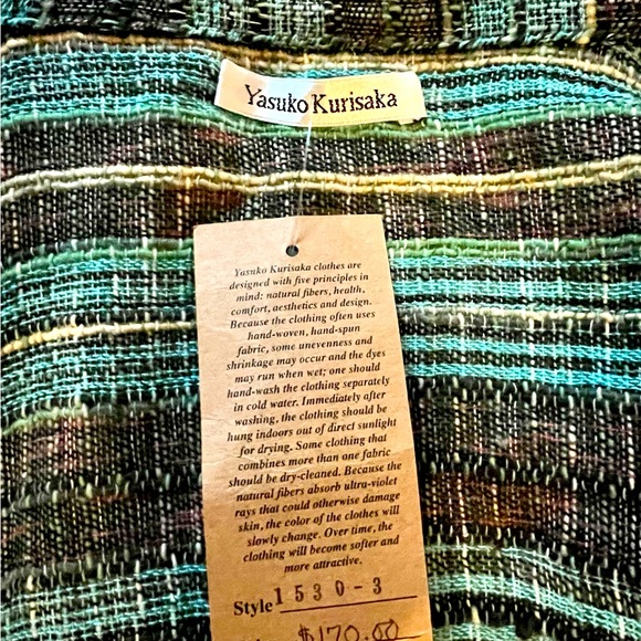 Handmade designer jacket by Yasuko Kurisaka - Picture 7 of 8